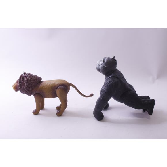 1987, HG Industries, Lion and Gorilla, Action Figures, Animals, ~ 250809-WH 432 - Picture 2 of 5